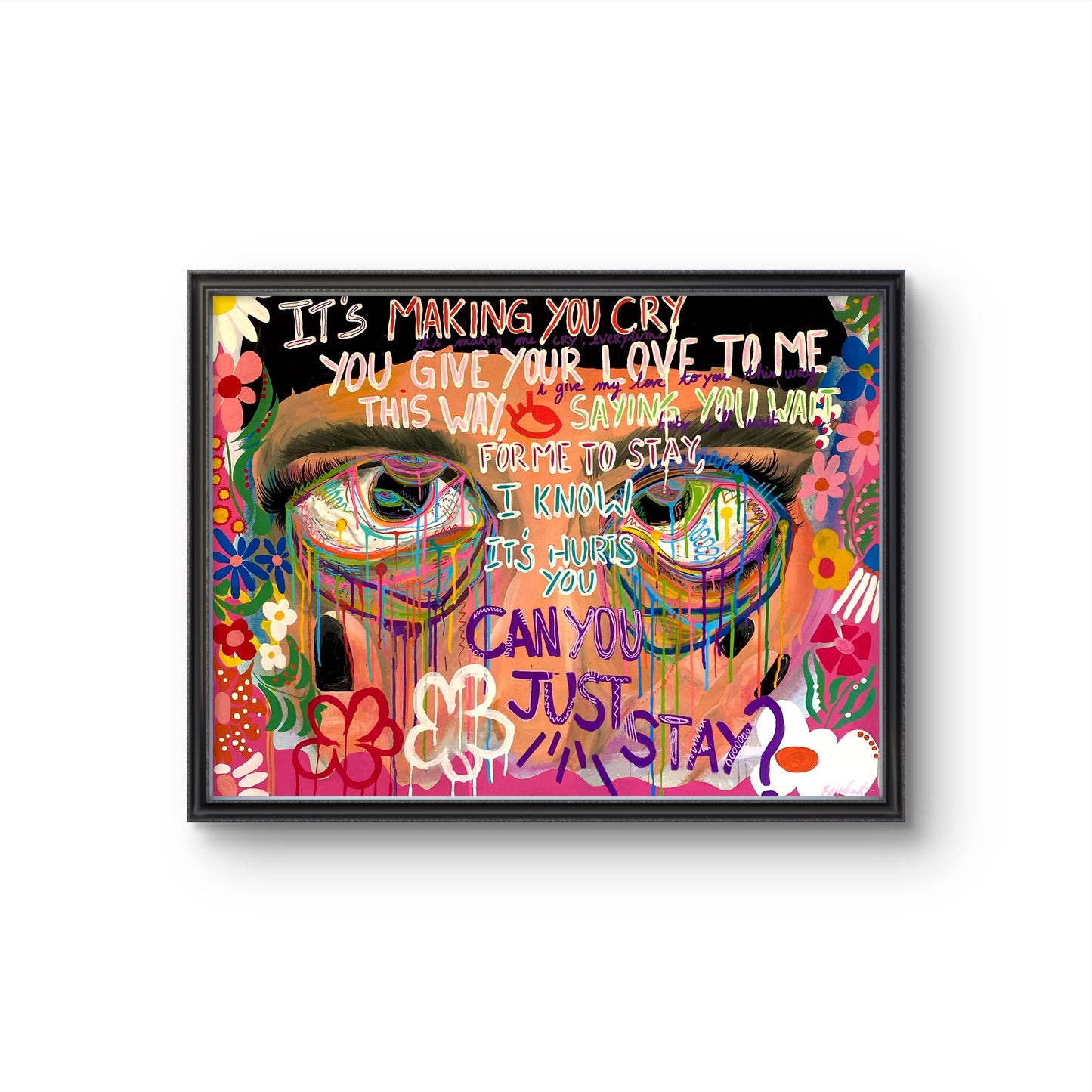 Cry - 75x100cm