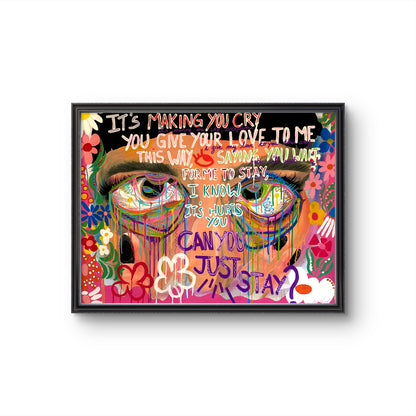 Cry - 75x100cm