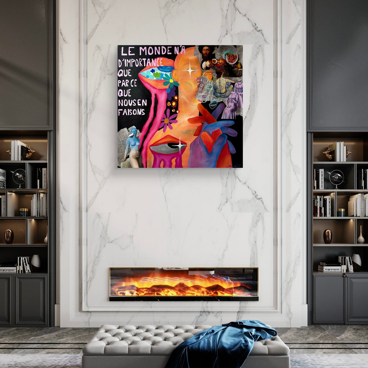 Souvenirs - 80x80cm
