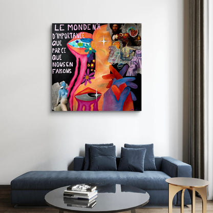 Souvenirs - 80x80cm