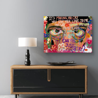 Cry - 75x100cm