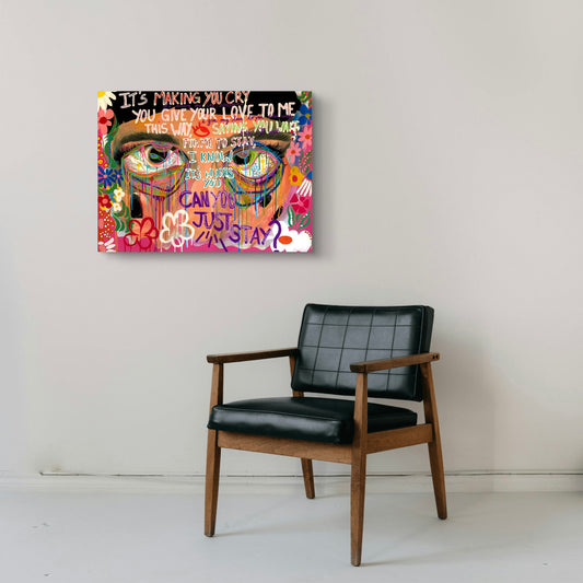 Cry - 75x100cm