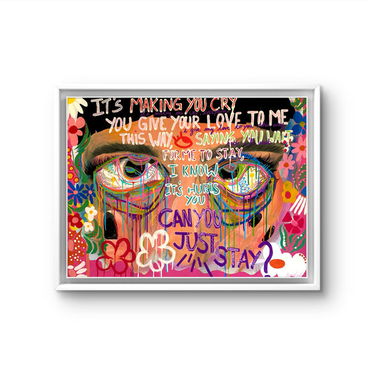 Cry - 75x100cm